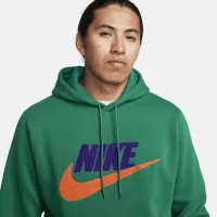 Nike Club Fleece чоловічі Pullover Толстовка з капюшоном колір зелений