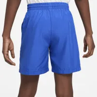 Nike Multi Big дитячі Woven тренувальні шорти блакитний
