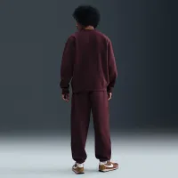 Nike Solo Swoosh мужские Cuffed Fleece Pants цвет красный