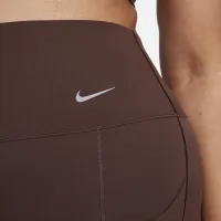 Nike Universa жіноча Medium-Support З високою талією 7/8 лосіни з кишенямиколір коричневий