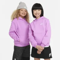 Nike Sportswear Club Fleece Big дитячі Pullover Толстовка з капюшоном колір фіолетовий