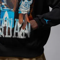 Nike Jordan Flight чоловічі оверсайз Pullover Толстовка з капюшоном колір чорний