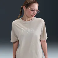 Nike Sportswear женская Loose Short-Sleeve футболка цвет коричневый