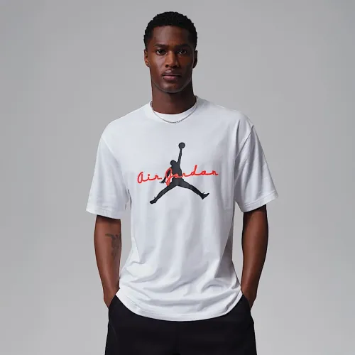 Nike Jordan Brooklyn мужские Graphic футболка цвет белый