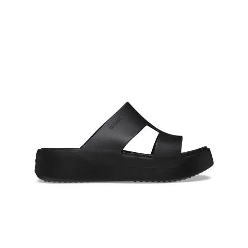 Шлёпанцы Crocs Getaway Platform H-Strap 209409-001 - Черные
