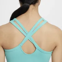 Nike One Fitted Big дитячі (Girls') Dri-FIT Tank колір зелений