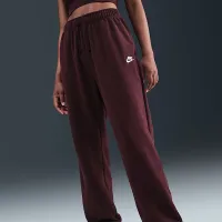 Nike Sportswear Club Fleece женская Mid-Rise оверсайз Sweatpants цвет красный