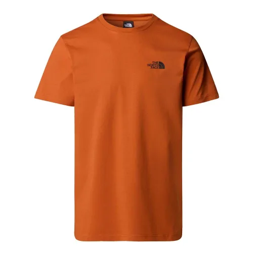 Футболка The North Face Simple Dome 0A87NG1I01 - помаранчева