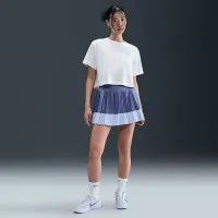 Nike Slam женская Dri-FIT Short-Sleeve Cropped Tennis футболка цвет белый
