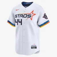 Yordan Álvarez Houston Astros City Connect Men’s Nike Dri-FIT ADV MLB Limited Jersey цвет белый