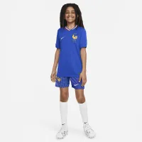 FFF (Men's Team) 2024/25 Stadium Home Big Kids' Nike Dri-FIT Soccer Replica Jersey