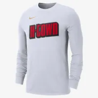 Houston Rockets Essential City Edition чоловічі Nike NBA Long-Sleeve футболка колір білий