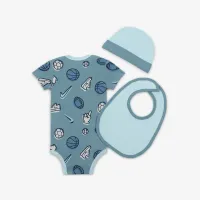 Nike Everyone From Day One Baby (0-9M) 3-Piece Bodysuit набор синий