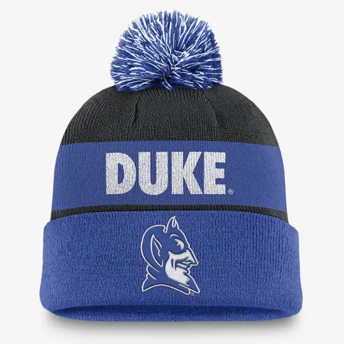 Duke синий Devils Primetime Peak мужские Nike College Cuffed Pom Beanie синий