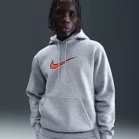 Nike Sportswear Club мужские Fleece Толстовка с капюшоном цвет серый