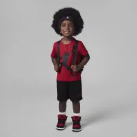 Nike Jordan Toddler Jumbo Jumpman шорти комплект колір чорний