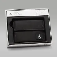 Nike Jordan чоловічі Flight Trifold Wallet колір чорний