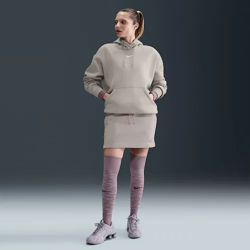Nike Sportswear Phoenix Fleece женская юбка цвет серый