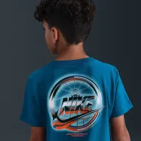 Nike Sportswear Big детские футболка синий