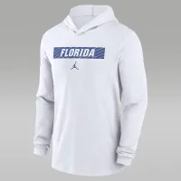 Florida Gators Sideline чоловічі Nike Dri-FIT College Long-Sleeve Hooded Top колір білий