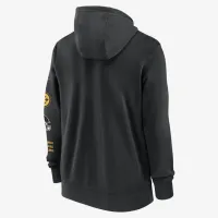 Pittsburgh Steelers Club чоловічі Nike NFL Full-Zip Толстовка з капюшоном колір чорний