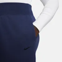 Nike Sportswear Phoenix Fleece женская С высокой Талией оверсайз Sweatpants (большие размеры) синий