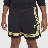 Nike Dri-FIT Fly Crossover Big детские (Girls') баскетбольные шорты (Extended Size) цвет черный