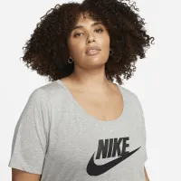 Nike Sportswear Essential жіноча Tunic (великі розміри) колір сірий