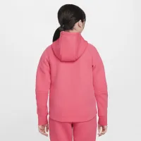 Nike Sportswear Tech Fleece Big детские (Girls') Full-Zip Толстовка с капюшоном Pink
