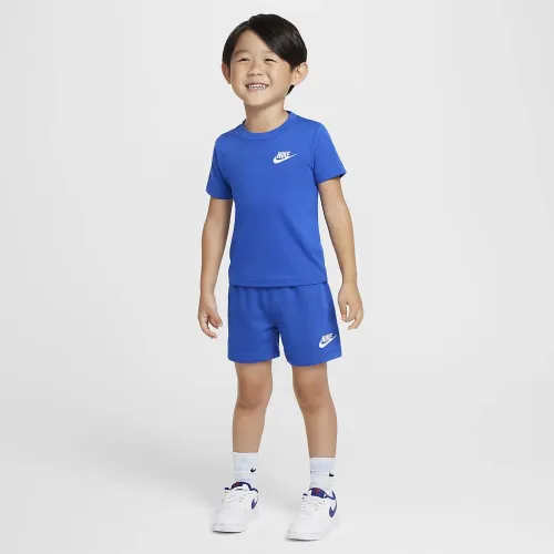 Nike Club Toddler Knit шорти комплект блакитний