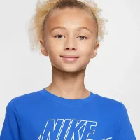 Nike Swoosh Big детские волейбольные футболка синий