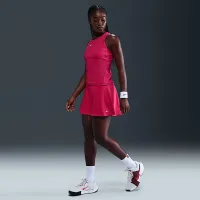 Nike Victory женская Dri-FIT Short Flouncy Tennis юбка Pink