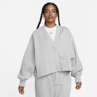 Nike Sportswear Phoenix Fleece женская Over-оверсайз Cardigan цвет серый
