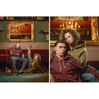 Кофта/футболка Champion Reverse Weave C Logo Толстовка з капюшоном 216496-GS556 - зелена