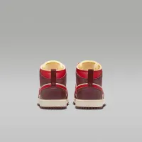 Nike Jordan 1 Mid SE Little дитячі Кросівки колір білий