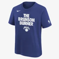 Jalen Brunson New York Knicks Big дитячі Nike NBA футболка блакитний