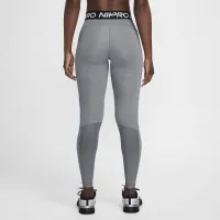 Nike Pro женская Mid-Rise Mesh-Paneled лосины цвет серый