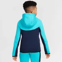 Nike Sportswear Tech Fleece Big детские Full-Zip Толстовка с капюшоном синий