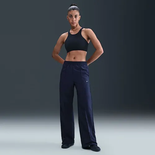 Nike Sportswear Everything Wovens женская Mid-Rise Open-Hem Pants синий