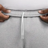 Nike Solo Swoosh Fleece шорты цвет серый