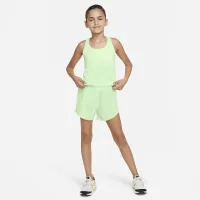 Nike Swoosh Big детские (Girls') Tank Sports Bra цвет зеленый