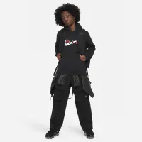 Nike Air Big дитячі Pullover Fleece Толстовка з капюшоном колір чорний