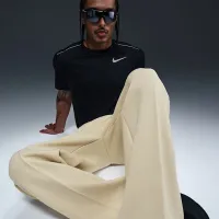 Nike Tech чоловічі Wide-Leg Fleece Pants колір коричневий