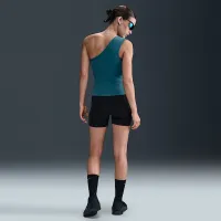 Nike Zenvy женская Dri-FIT Asymmetrical Tank Top синий