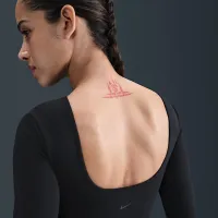 Nike Zenvy жіноча Dri-FIT Long-Sleeve Top колір чорний