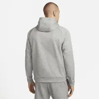 Nike Therma чоловічі Therma-FIT Hooded Fitness Pullover колір сірий