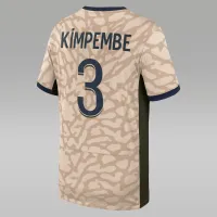 Nike Presnel Kimpembe Paris Saint-Germain 2023/24 Stadium Fourth Big детские Jordan Dri-FIT Soccer Jersey цвет коричневый