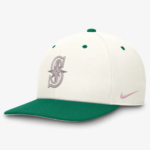 Seattle Mariners Sail Pro чоловічі Nike Dri-FIT MLB Adjustable Hat колір білий