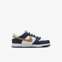 Nike Dunk Low Little детские Кроссовки цвет белый