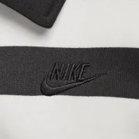 Nike Sportswear Phoenix Fleece женская оверсайз 3/4-Sleeve Striped Crop Polo цвет черный